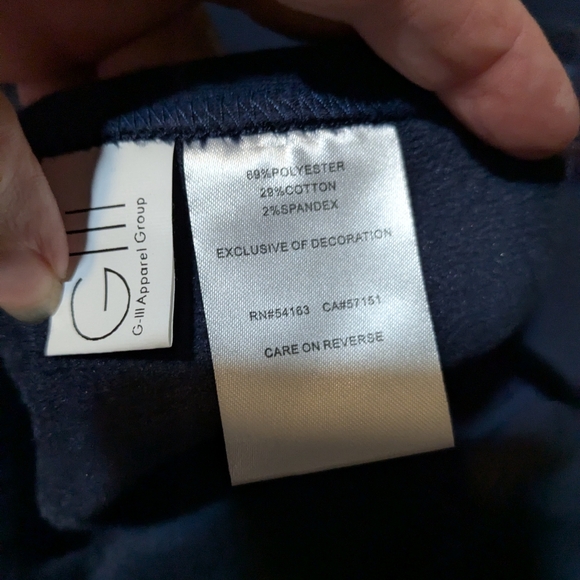 Seattle SEAHAWKS Rhinestone Fleece Poncho Size XL Plus by Tony Gonzalez Navy EUC - Picture 5 of 6